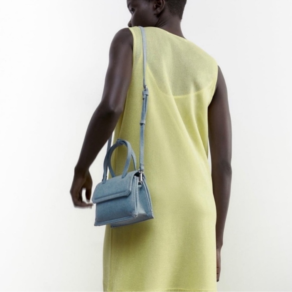 Zara denim heels and matching purse - Picture 6 of 6